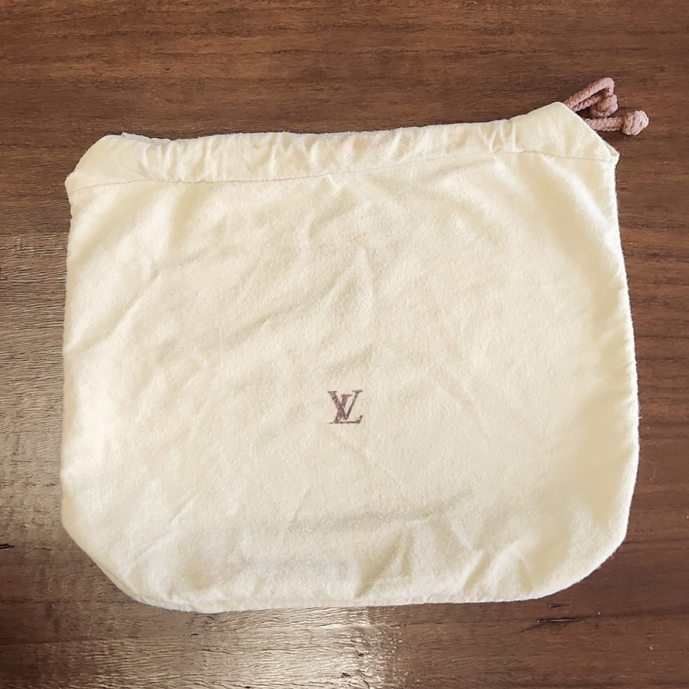 Louis Vuitton Dust Bag,  Pull Cord, 15 x 13 x 4